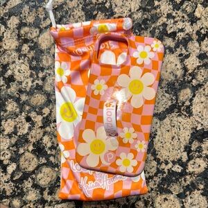 Orange and Pink Checkered Phone Case